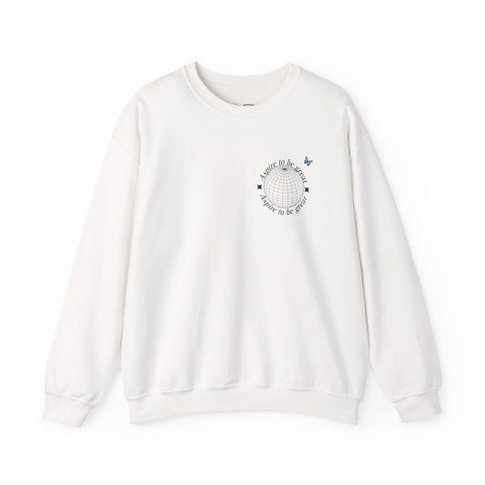 Aspire To Be Great Crewneck Sweater(White Label)