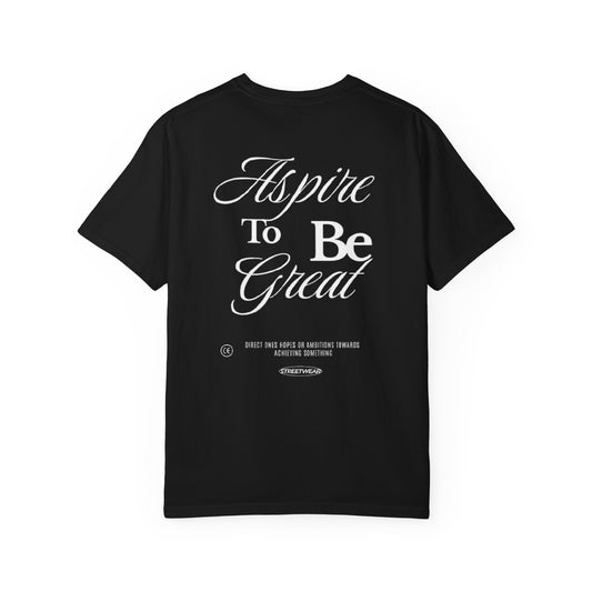 Aspire To Be Great Short Sleeve Tee(White Label)